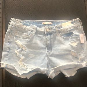 SO junior jean shorts